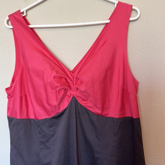 Boden Pink & Gray Colorblock Dress - Picture 3 of 6